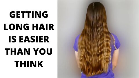 The Easiest Way to Grow Long Hair