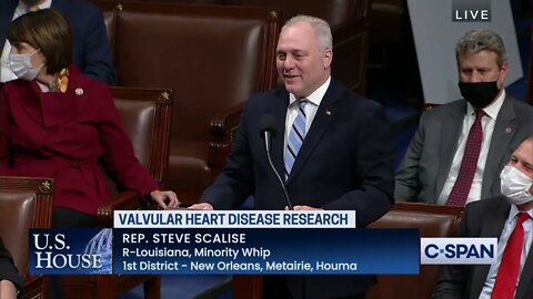 House Republican Whip Steve Scalise speaks on Valvular Heart Disease Research