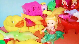 Learn Colors with Animals And Farm Surprise Toy For Kid Child With Jungle