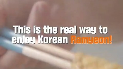 Korean Food 8 'KOREAN RAMYEON'