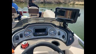 2019 Sun Tracker 24ft Fishing Barge Maiden Voyage