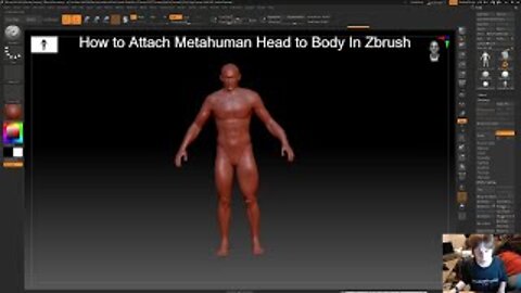 How to Attach Metahuman Head to Body In Zbrush