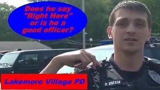 Lakemore Police and Fire Department : First Amendment Audit #1aaudits