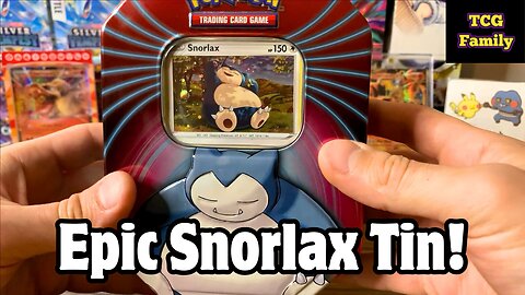 Epic 2021 Snorlax Tin! Pokemon TCG