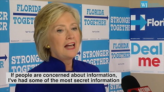 No Joke - Hillary Clinton Says Shes Very Committed To And Careful With Classified Info