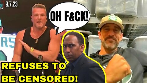 Aaron Rodgers REFUSES to be CENSORED on Pat McAfee's ESPN SHOW! Says "CATCH HIM" on OTHER PLATFORMS!