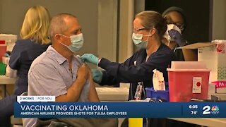American Airlines provides COVID-19 vaccine for Tulsa employees
