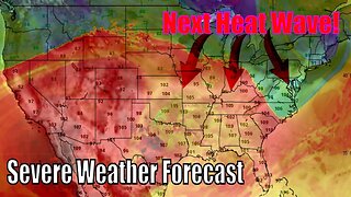 Severe Weather Forecast & Heat Waves Coming! - The WeatherMan Plus