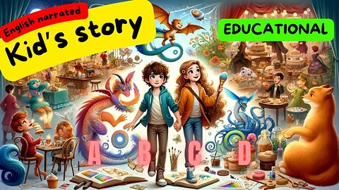 “ let’s learn A B C D ! ” | Educational story for kids | Value for children