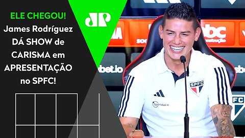 QUE FO**! "O São Paulo é MUITO GRANDE! E eu..." OLHA o que James Rodríguez FALOU em APRESENTAÇÃO!