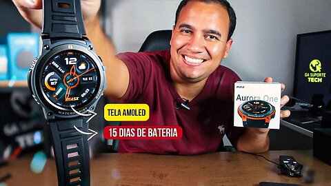 VAI TE SURPREENDER! SMARTWATCH MASX AURORA ONE, com TELA AMOLED e IP69K! Análise Completa