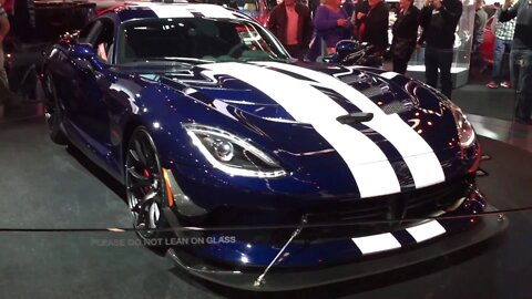 The Dodge Viper ACR at the 2016 Detroit NAIAS Autoshow