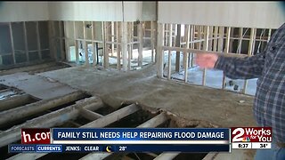 Family still needs help repairing flood damage