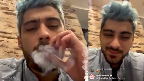 Zayn Malik Fans WORRIED As He Smokes, Drinks & Eats Pizza At 6am!