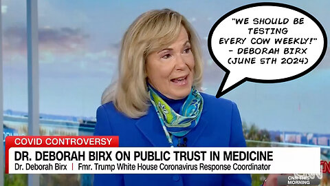 Birx Is Back!!! Why Did Newsmax Report, “Bird Flu Could Be '100 Times' Deadlier Than COVID?” Does Bird Flu = Pandemic Part Two? Doctor Sherwood Discusses Bird Flu Jackassery + ReAwaken Tour Heads to NC Oct 18-19