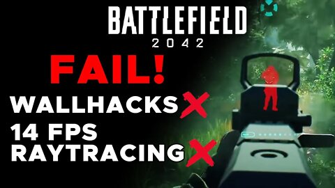 Battlefield 2042 Raytracing Sucks! Nvidia RTX Gameplay Trailer Wallhacks + Low FPS Fail