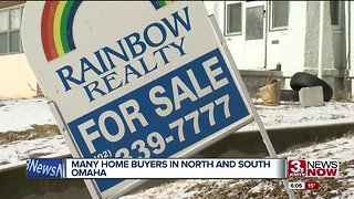 Higher property values and residents in North and South Omaha