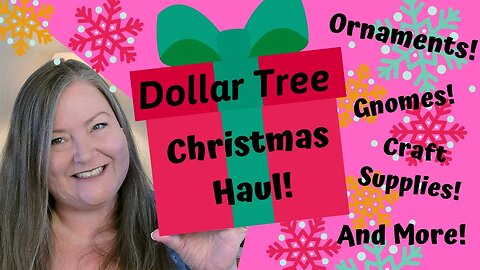 Enormous Huge Dollar Tree Christmas Haul ~ New Christmas Ornaments ~ Gnome's ~ New Craft Supplies!