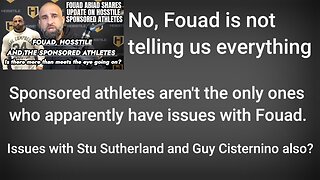 FOUAD ABIAD "IS NOT" TELLING US EVERYTHING - PROBLEMS WITH MORE THAN SPONSORED ATHLETES