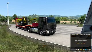 (euro truck simulator 2) no no... i totally meant to take that exit... it is a scenic route...