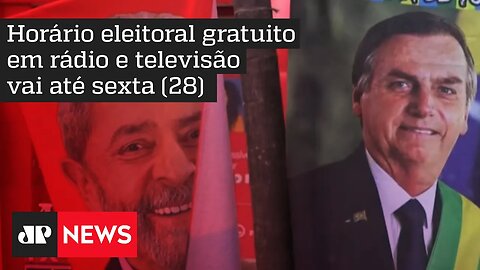 Divulgação de material de campanha termina no sábado