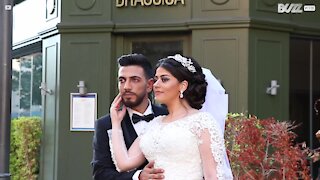 Wedding photo session ends abruptly after explosion rips through Beirut