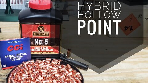 Reloading 9mm With Berrys 124gr Hybrid Hollow Point Using Accurate #5 And CCI500 Small Pistol Primer