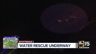 Water rescue in Scottsdale