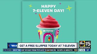 Thursday is 7-11 day, which means free slurpees!