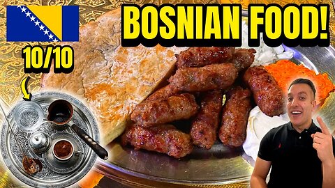 Trying BOSNIAN Food For The FIRST TIME | MASSIVE Surprise! (Traditional Dishes)