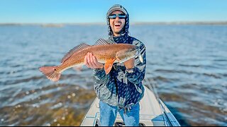 Battling My First BULL REDFISH on Topwater! | Panama City, Florida