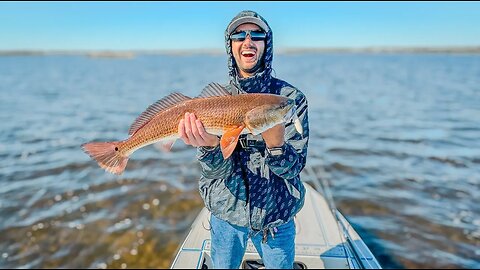 Battling My First BULL REDFISH on Topwater! | Panama City, Florida