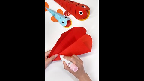 Paper Fish 🐠 Craft | Easy Paper Fish Craft for kids @Adyscraftclub