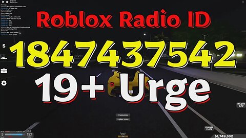 Urge Roblox Radio Codes/IDs