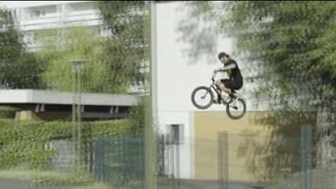 Fence ruins BMX jump