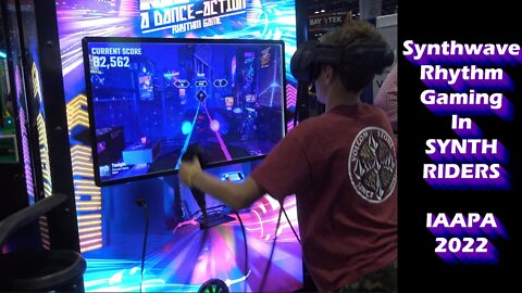 Go With The Retrowave Flow In Synth Riders [IAAPA 2022]