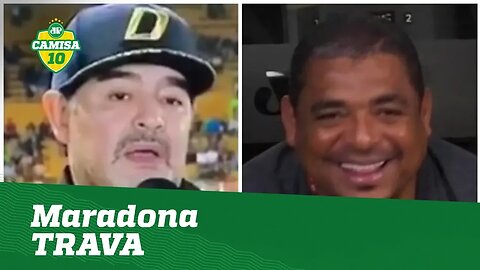 Maradona TRAVA em entrevista, e Vampeta NÃO SE AGUENTA!