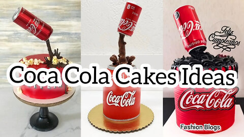 Amazing Coke theme cake ideas 💡