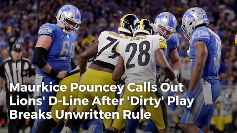 Maurkice Pouncey Calls Out Lions' D-line After 'Dirty' Play Breaks Unwritten Rule