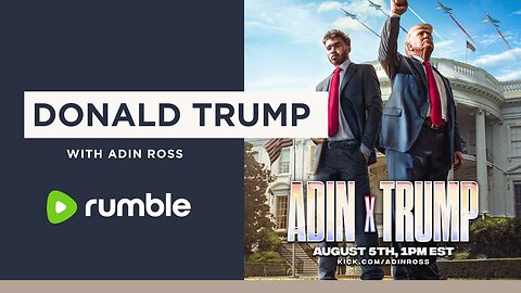 Adin Ross interviews Donald Trump LIVE