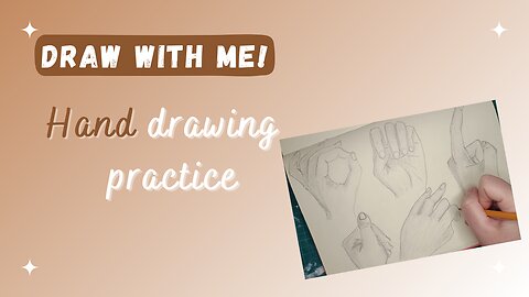 Draw With Me! #5 - Hand drawing practice