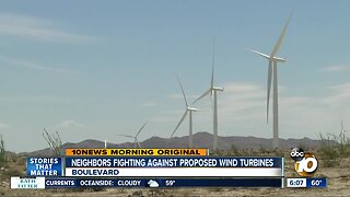 East County residents trying to stop proposed wind farm near Boulevard