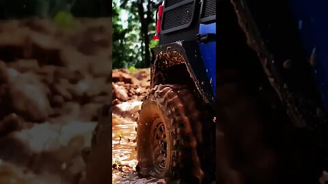 RC Jeep Wrangler Rubicon Mud DrivingAfter rain