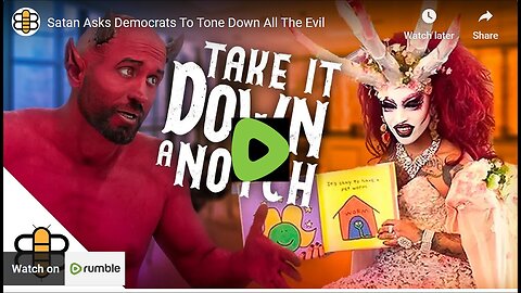 Satan Asks Democrats To Take It Down A Notch
