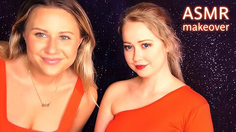 ASMR gorgeous ultimate makeover, layered sounds with makeup brushes & full tingles & light whispers