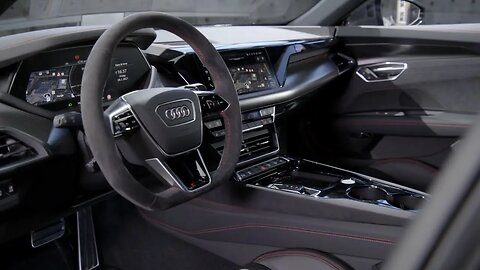 ⚡Audi RS e-tron GT INTERIOR in superdetail. Several levels above Tesla Model S?