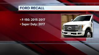 Ford recalling F-150 trucks