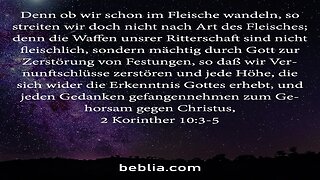 2 Korinther 10:3-5 - Heiliger Bibelvers #Bibel #Kirche #Gott #Jesus [SD]