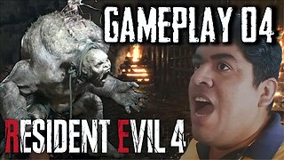 Resident Evil 4 - Remake - Gameplay Capítulo #04 - Encontre a chave da igreja / Derrote o Gigante