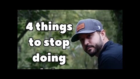 4 Things to STOP DOING RIGHT NOW‼️